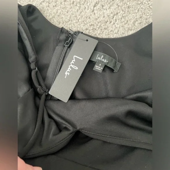 Lulu's - Infinite Glory Black Maxi Dress - Size Small - Picture 2 of 9